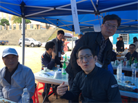 재경9개교 경일고천막 사진